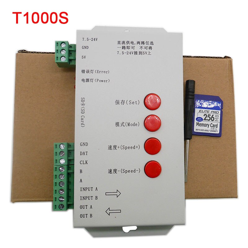 T1000S 2048 ȼ DMX 512 Ʈѷ SD ī WS2801 WS281..